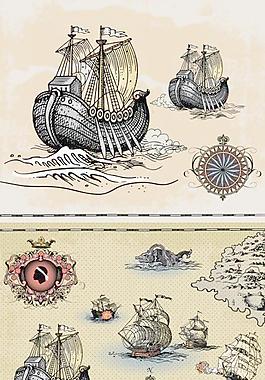 古典歐洲中世紀(jì)航海設(shè)計(jì)元素矢