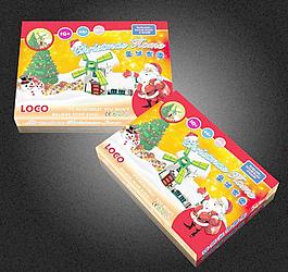 圣誕節(jié)玩具包裝（展開(kāi)圖）圖片