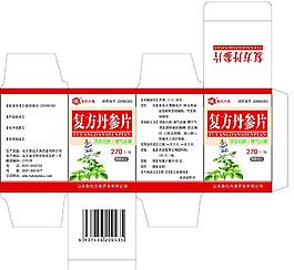 復方丹參片圖片