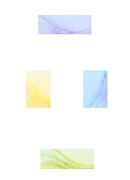 動感曲線淡雅背景矢量素材