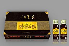 冬虫夏草包装盒（展开图）图片