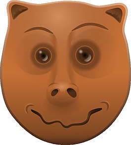 動物的頭部剪貼畫