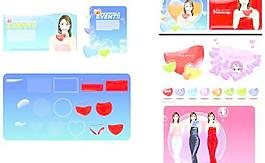 賀卡應(yīng)用設(shè)計元素矢量素材
