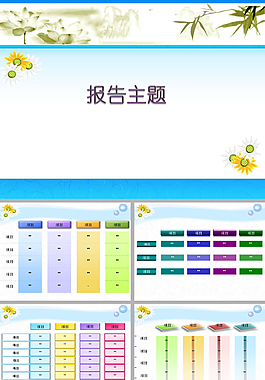报告汇报ppt模板