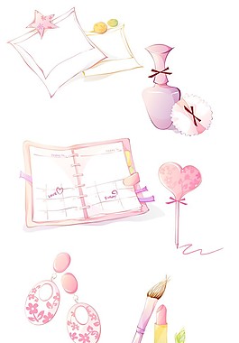 生活用品矢量圖