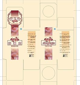 金多芬包裝矢量圖片
