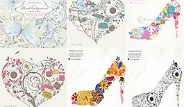 潮流图案艺术花纹矢量图