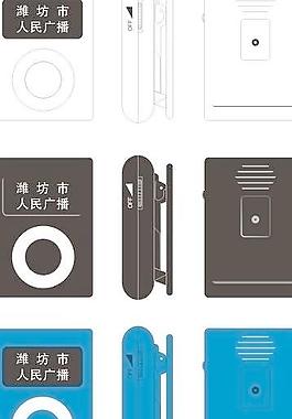 收音機平面圖圖片