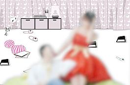 婚紗攝影模板圖片