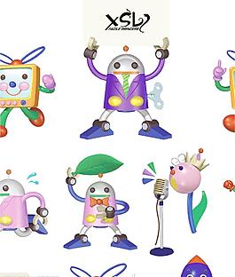 223d外星人和电脑火箭设计资料图片
