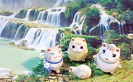 可愛招財貓圖片