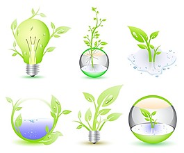 节能环保矢量图