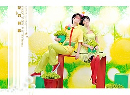 創(chuàng)意婚紗模板