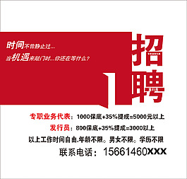 招聘海報
