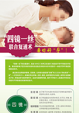 不孕不育展架