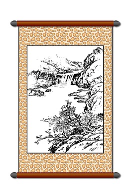 白描風(fēng)景