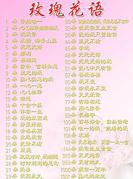 玫瑰花語圖片