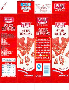光明紅棗酸牛奶圖片