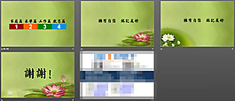蓮花幻燈片背景圖片
