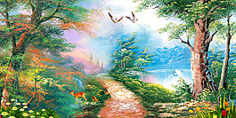 油畫風景