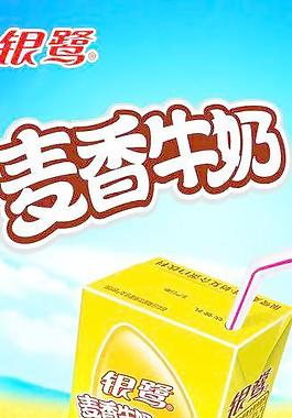 银鹭麦香牛奶图片