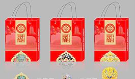 中原剪纸手提袋图片