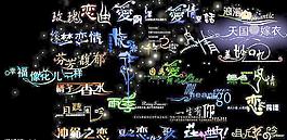 玫瑰戀曲婚紗字模圖片