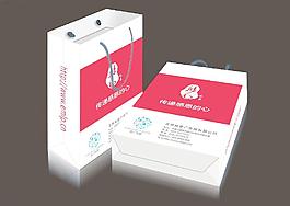 手提袋設(shè)計(jì) (展開圖)圖片