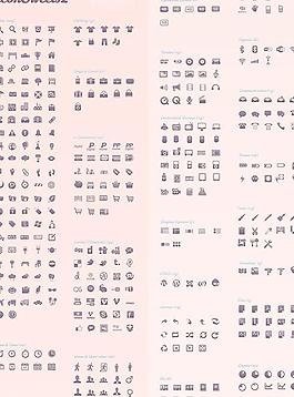 網(wǎng)頁設(shè)計(jì)小圖標(biāo)PSD源文件