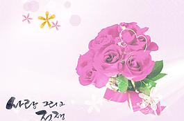 浪漫玫瑰情人節(jié)海報圖片