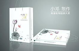 水墨 手提袋 (平面圖)圖片