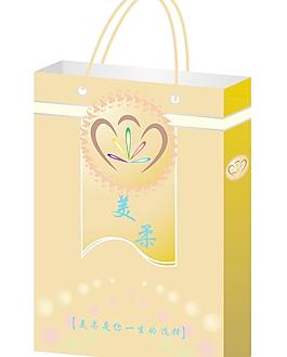 化妝品手提袋包裝設計圖片