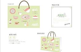 壽司店手提袋設(shè)計模版圖片