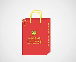 旅游節手提袋 (效果圖與展開圖)圖片