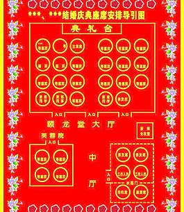 結婚席位安排海報圖片