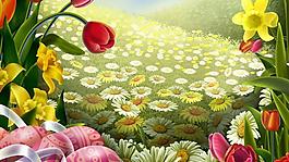 各式漂亮花朵PSD素材