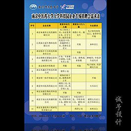 蓝色校园海报背景PSD文件