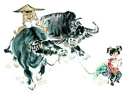 牧童騎牛