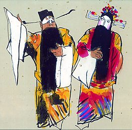 京劇人物國畫