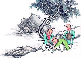 兒童釣魚