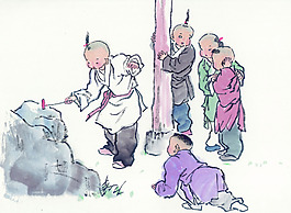 兒童放鞭炮