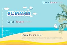 summer 夏天 棕櫚樹 熱氣球圖片