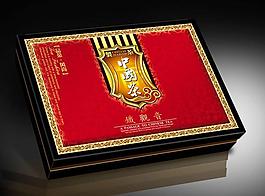 茶包裝禮盒設計psd素材