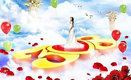 三八婦女節(jié)海報設(shè)計PSD素材