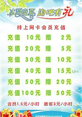 夏天海報圖片