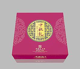 月餅包裝（展開圖）圖片