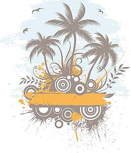 夏天 樹 背景圖片
