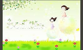 夏天 (含位圖)圖片