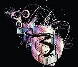 潮流箭頭矢量矢量素材圖片