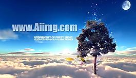 云層創意設計PSD素材